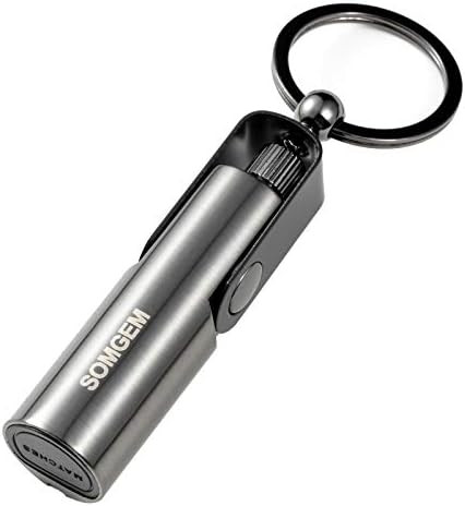 SOMGEM Permanent Match Keychain, Kerosene Refillable, Waterproof Flint Fire Starter for Outdoor C... | Amazon (US)