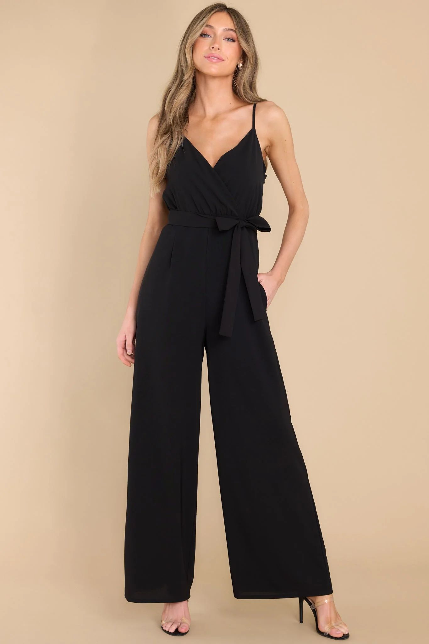 Bad Choices Black Jumpsuit | Red Dress 