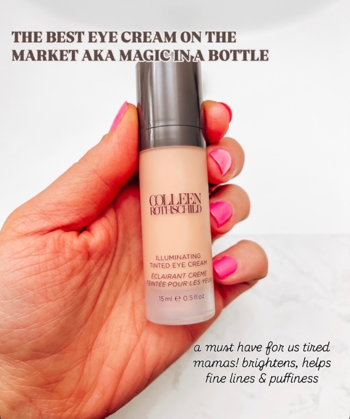 30% off SITEWIDE at Colleen Rothschild and this eye cream is must have!!! 13/10 recommend! I use this daily even on no makeup days, it helps hide those dark circles and brightens your under eyes so much!!! 

eye cream, skincare products 


#LTKGiftGuide #LTKHoliday #LTKSaleAlert