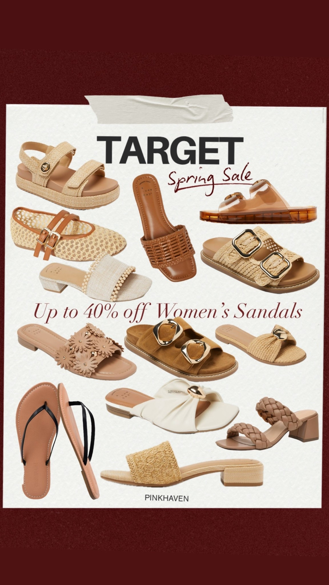 Target spring sale- up to 40% off sandals for women 

#sandals #womens #shoes #wedges #targetstyle #targetfinds #salealert #spring #summer #womensshoes #springsale

#LTKSeasonal #LTKSaleAlert