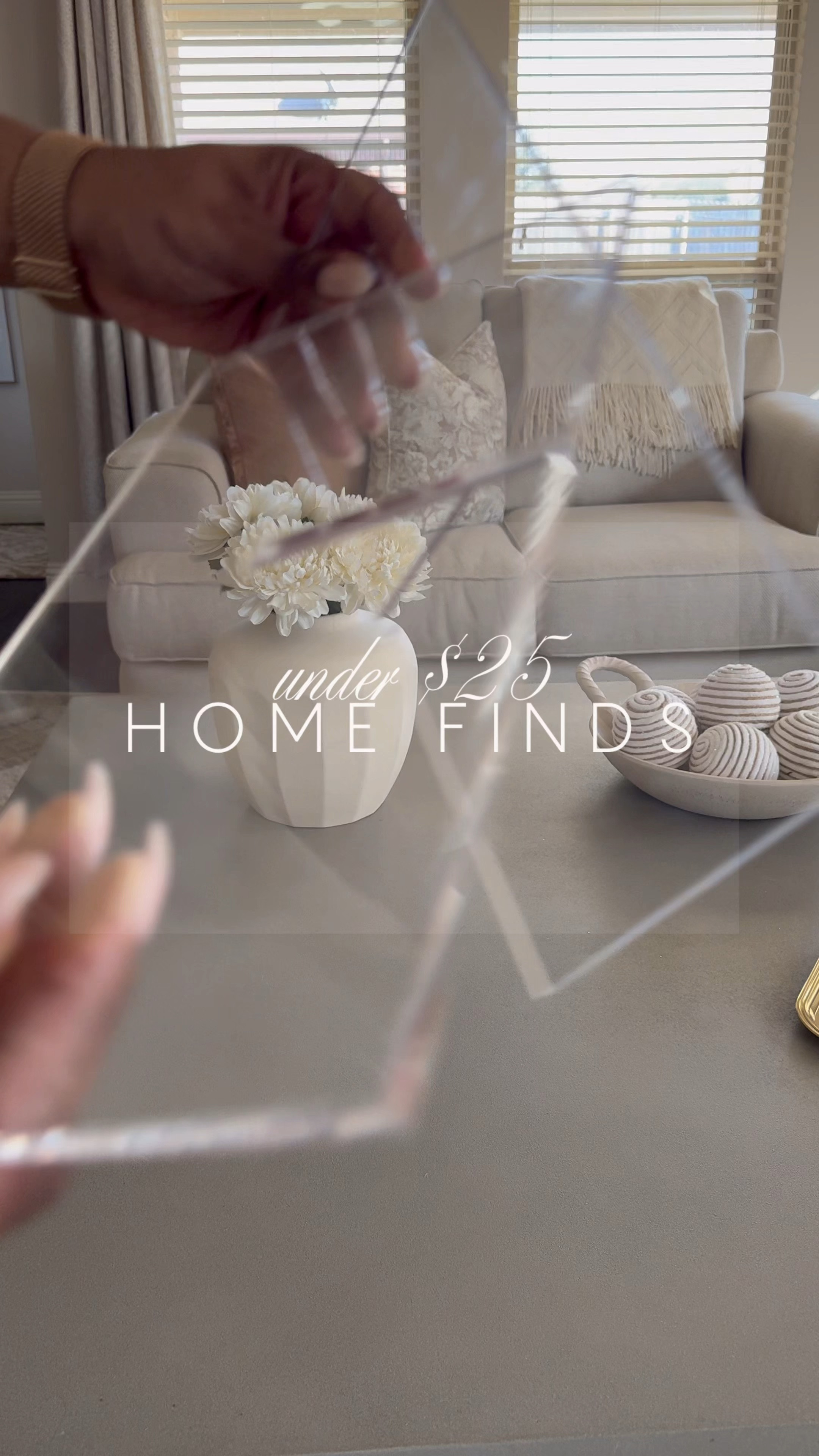 Acrylic book holder stand. 

#LTKMostLoved #LTKHome #LTKStyleTip