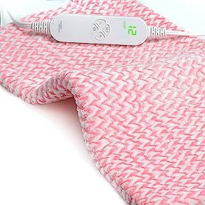 GOQOTOMO Fast-Heating Electric Heating Pad for Back/Waist/Abdomen/Shoulder/Neck Pain and Cramps R... | Amazon (US)