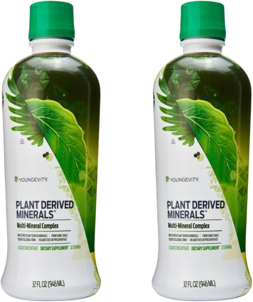 Youngevity Plant Derived Liquid Minerals - 77+ Natural Unaltered Trace Minerals - 19,000mg Plant ... | Amazon (US)