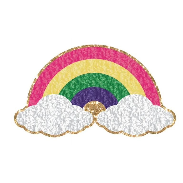 Pen+Gear Icon Patch Sticker 'Rainbow', Chenille | Walmart (US)