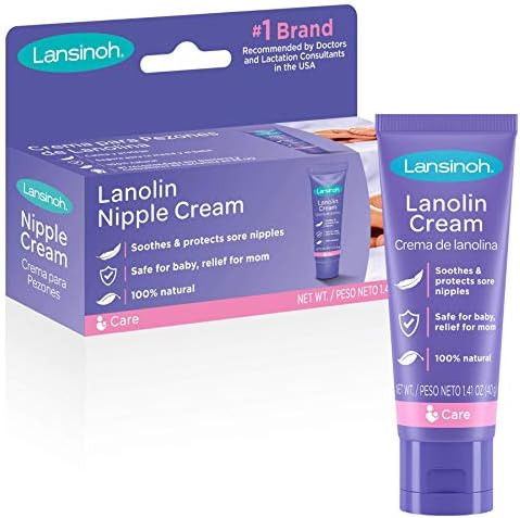 Lansinoh Lanolin Nipple Cream for Breastfeeding, 1.41 Ounces | Amazon (US)