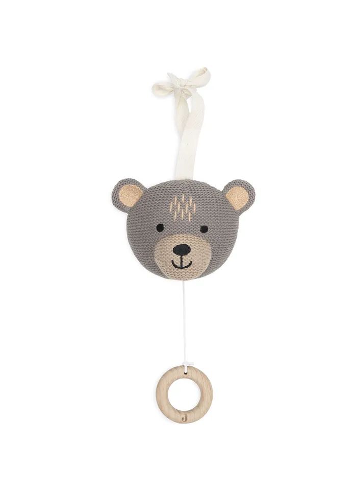 PELUCHE MUSICALE BEAR (13 CM) GRIS JOLLEIN - ENFANT | Place des Tendances | Place des tendances (FR)