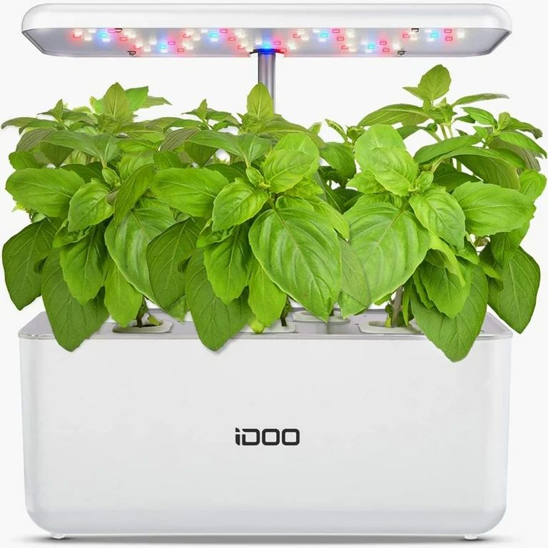 iDOO 7 Pods Indoor Garden Kit, Hydroponics Growing System, Smart Herb Garden Planter W/ LED Grow ... | Walmart (US)