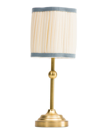 15x6 Linen Fluted Shade Table Lamp | TJ Maxx