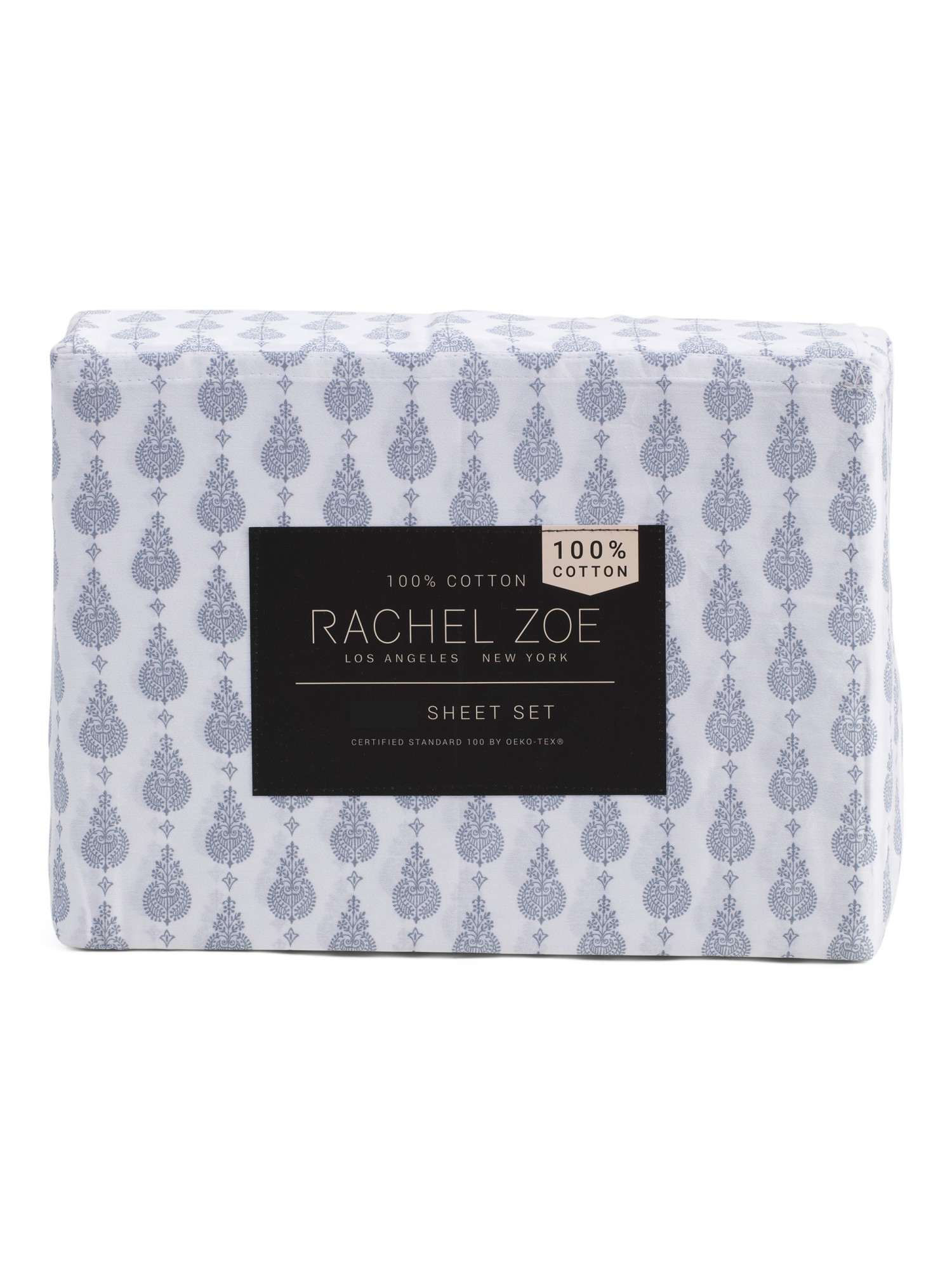 200tc Cotton Percale Vertical Medallion Sheet Set | TJ Maxx