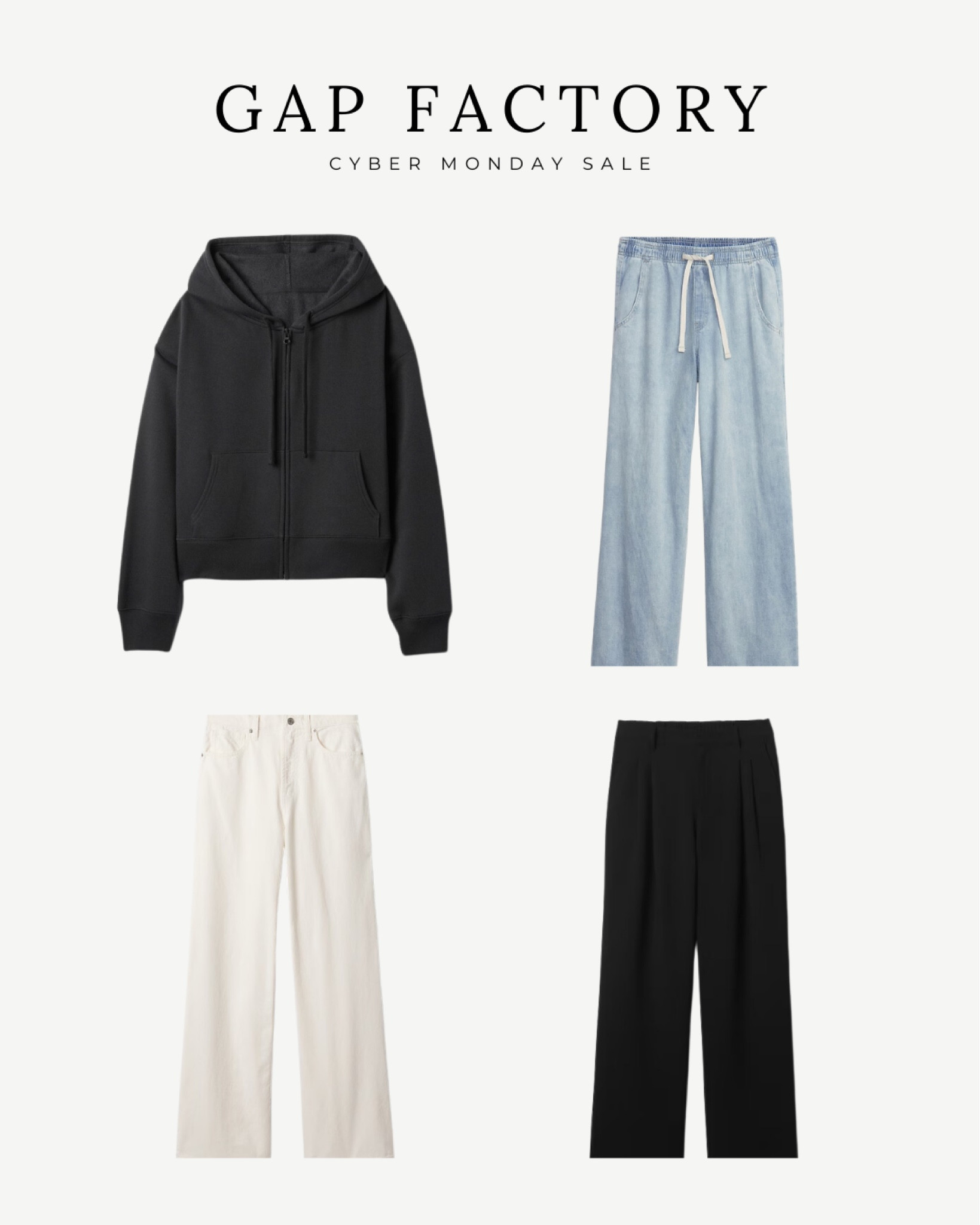 Gap Factory Cyber Monday picks for my capsule wardrobe! 🖤

#LTKSaleAlert #LTKCyberWeek