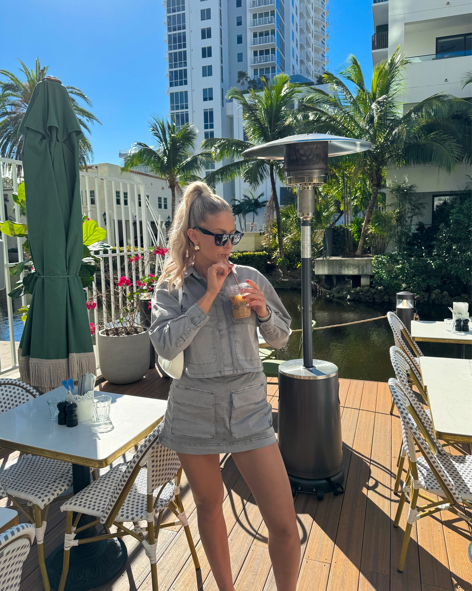 Matching cargo skirt and cargo jacket

#LTKstyletip #LTKSpringSale #LTKfindsunder100