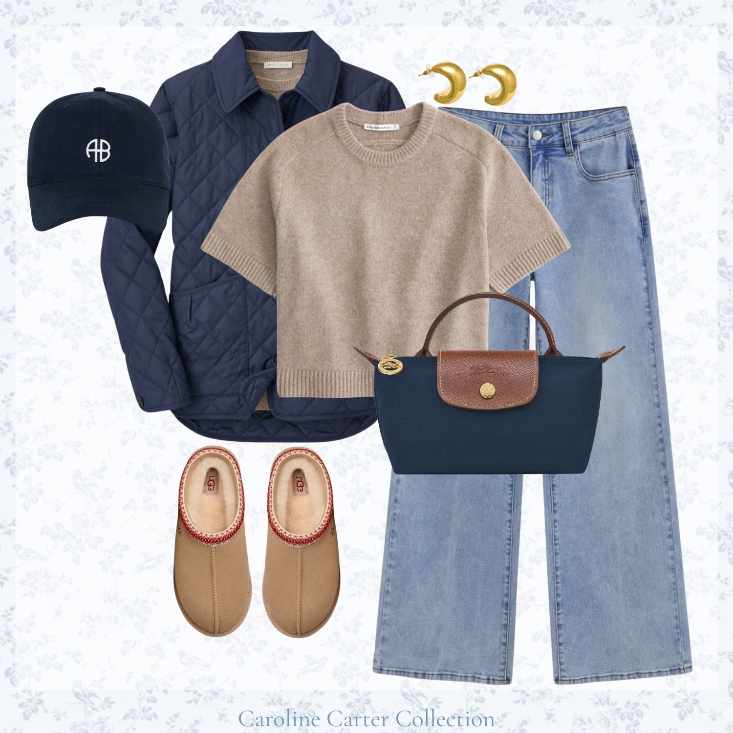 Neutral layers and cozy classics — effortless weekend style 🍂🧺

fall outfit, neutral style, quilted jacket, wide leg jeans, casual chic, cozy layers, capsule wardrobe, autumn fashion, classic look, longchamp bag, timeless style

#LTKFindsUnder100 #LTKSeasonal #LTKStyleTip