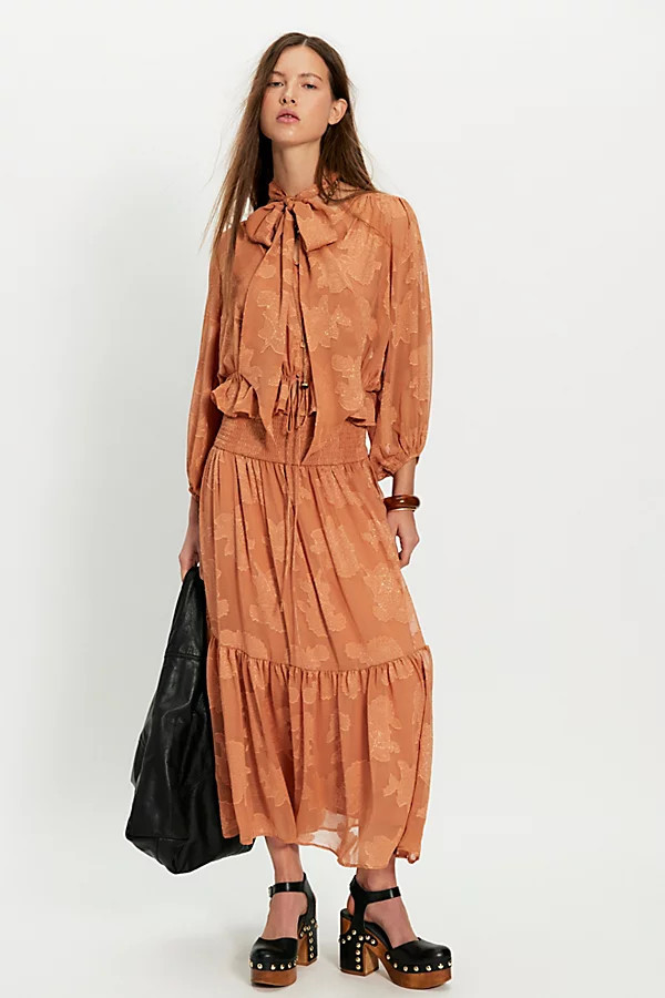 On The Horizon Jacquard Maxi Skirt Set | Free People (Global - UK&FR Excluded)