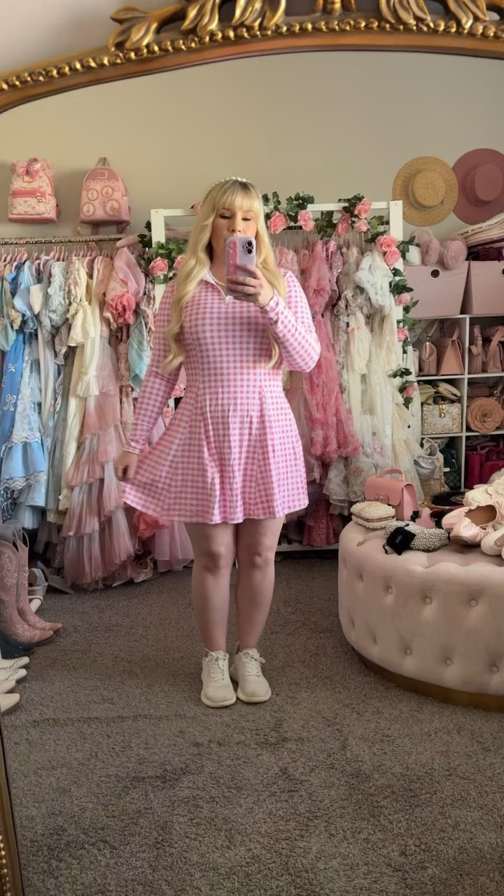 Pink gingham activewear dress 💖 Amazon finds

#LTKgrwm #LTKActive #LTKSaleAlert