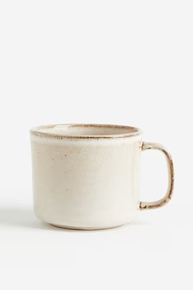 H & M - Reactive-glaze Stoneware Mug - Beige | H&M (US + CA)