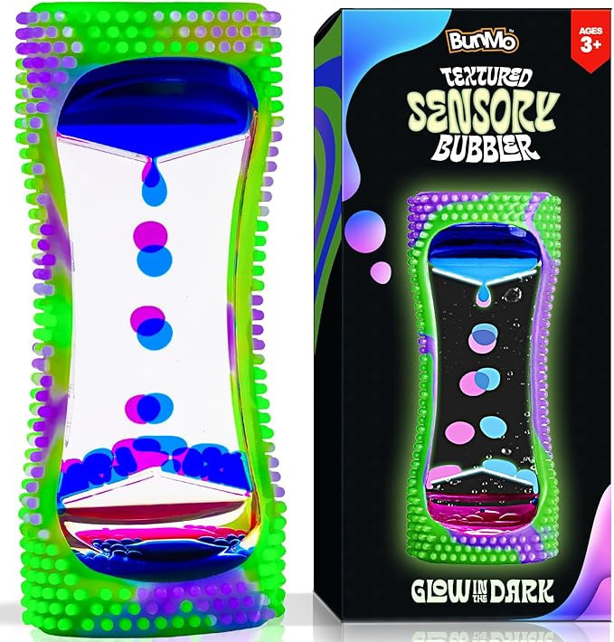 BUNMO Easter Basket Stuffers for Toddler - Sensory Toys - Glow-in-The-Dark Liquid Motion Bubbler ... | Amazon (US)