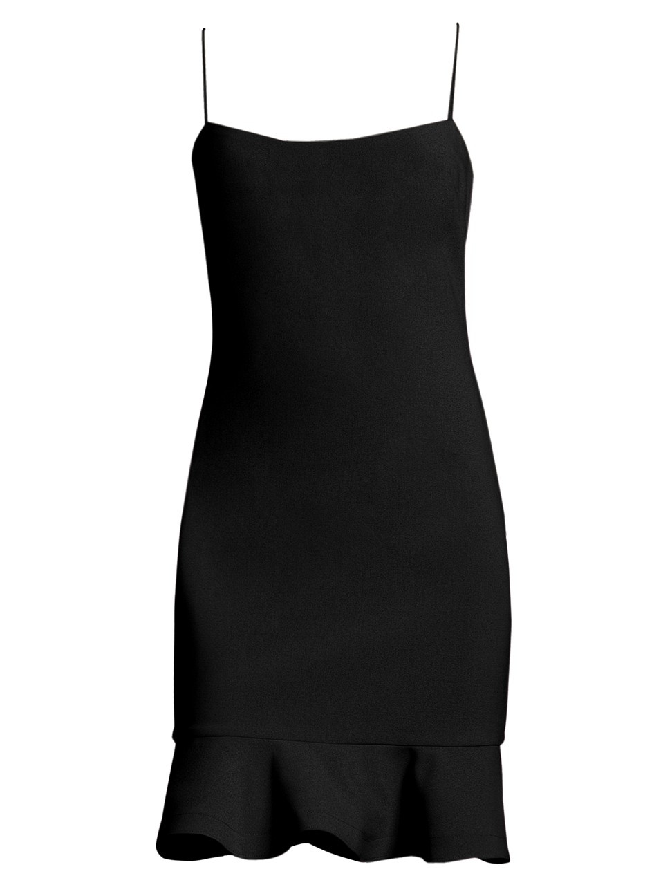 Women's Banks Flounce Sheath Dress - Black - Size 0 - Black - Size 0 | Saks Fifth Avenue