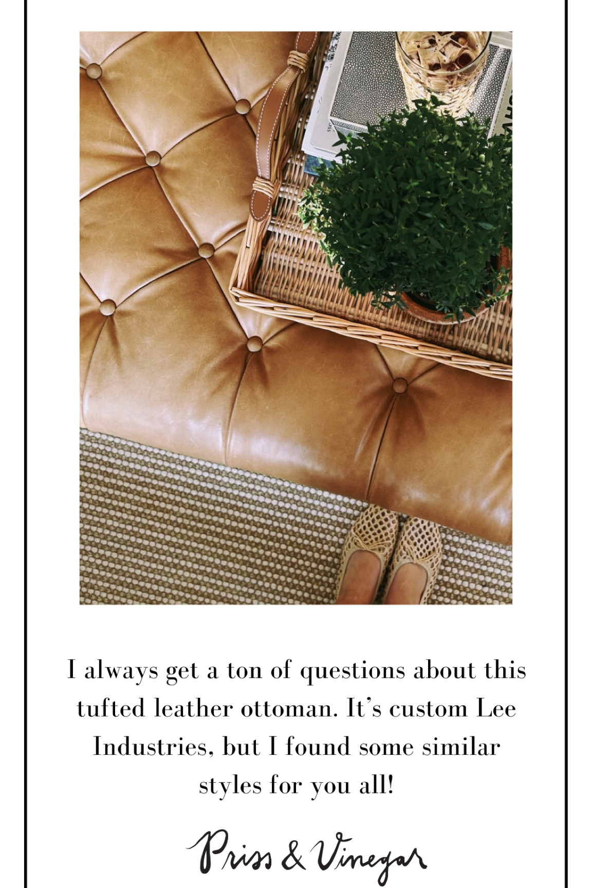 Leather Ottoman Edit

#LTKHome