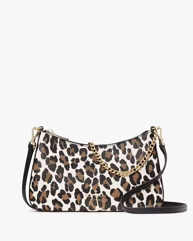 Madison Spotted Leopard Convertible Crossbody | Kate Spade Outlet