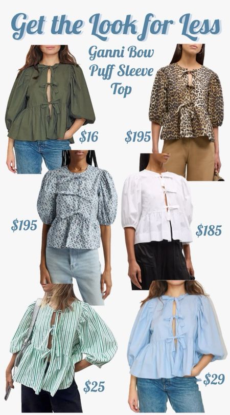 This Ganni bow puff sleeve top is trending right now, but it’s almost $200! I found some similar options for less for you from Amazon and Walmart. Linked them all for you below!
……………….
bow top puff sleeve top trending top summer outfit summer trends white top puff sleeve shirt leopard shirt leopard top plus size shirt plus size top ganni dupe bow top bow shirt tie front top tie front shirt striped shirt vacation look vacation outfit resort look resort wear dressy top work top floral top floral shirt dressy shirt casual outfit casual look trendy top nordstrom dupe Nordstrom finds Nordstrom top Nordstrom shirt 

#LTKxNSale #LTKFindsUnder50 #LTKStyleTip