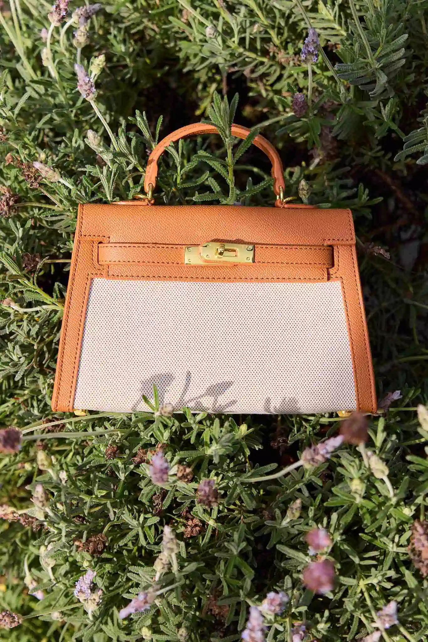 Helen Camel Faux Leather Bag | Avara