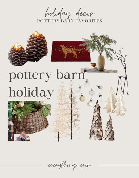 Pottery barn holiday Christmas decor 

#LTKSeasonal #LTKHoliday #LTKhome