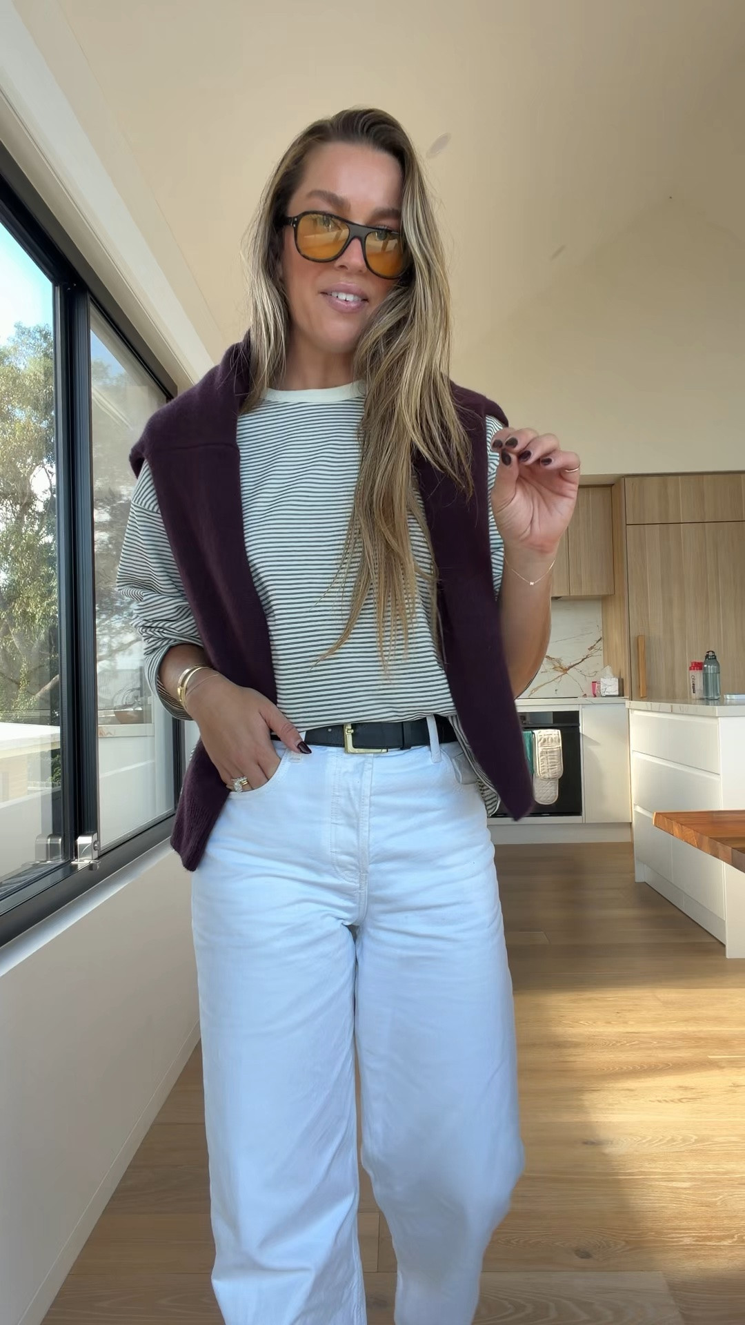 Wearing an 8 in the top, 23 in jeans and S in knit x

#LTKaustralia #LTKdatenight #LTKjeans
