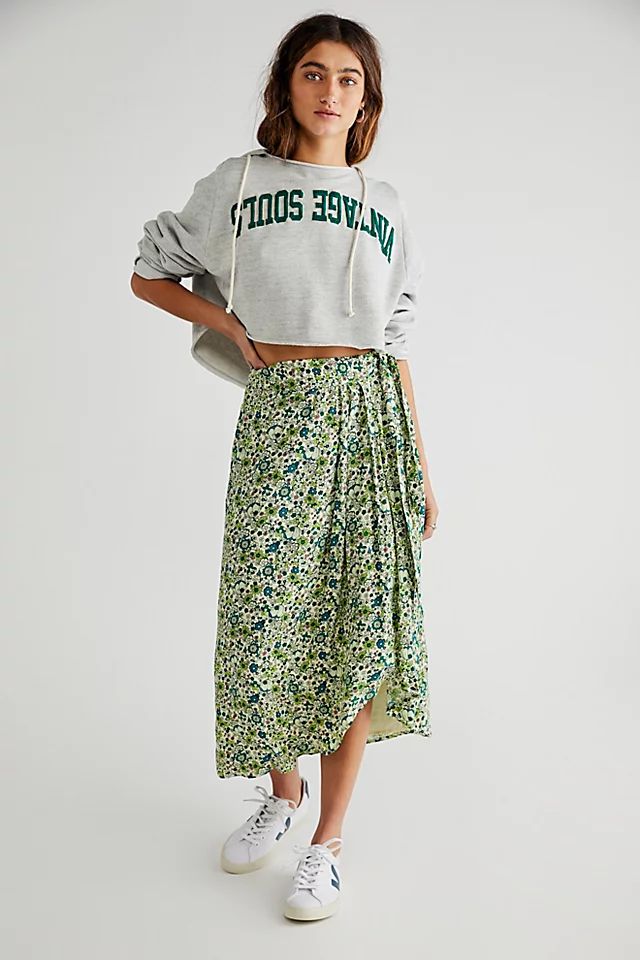 Scotch & Soda Floral Maxi Wrap Skirt | Free People (Global - UK&FR Excluded)
