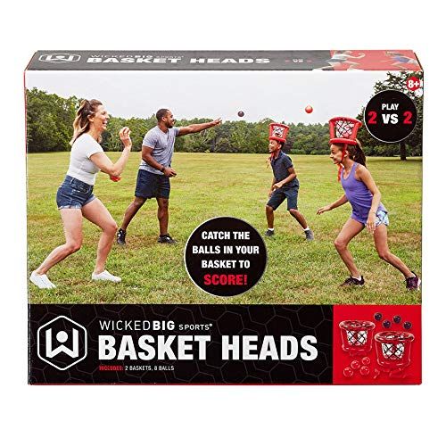Wicked Big Sports Inflatable Basket Heads, Funny Basketball or Toss Game for Outdoor or Indoor Pl... | Amazon (US)