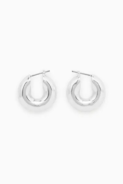 SMALL CHUNKY HOOP EARRINGS - GOLD - COS | COS UK