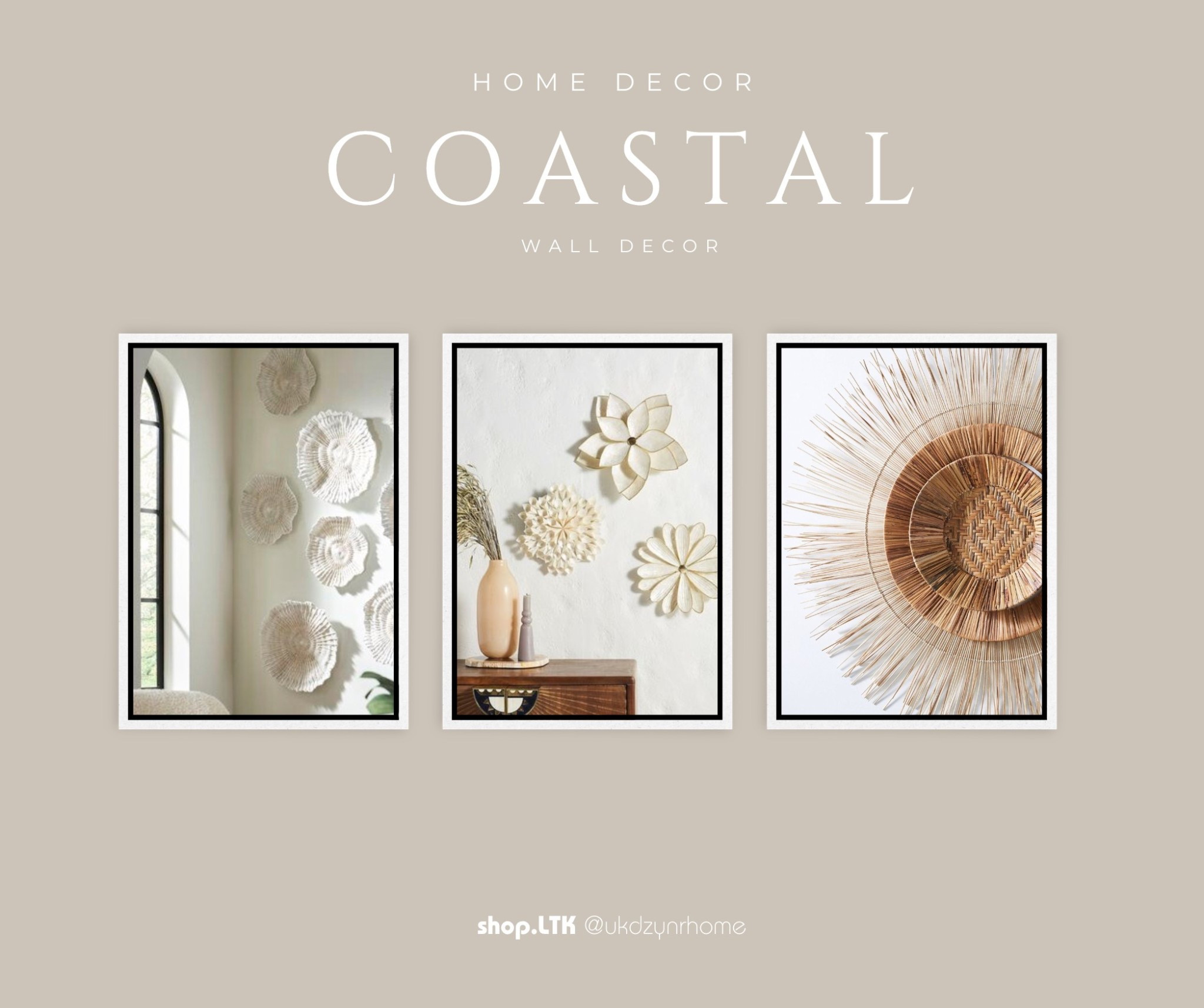 COASTAL Decorative Wall Art

#LTKHome