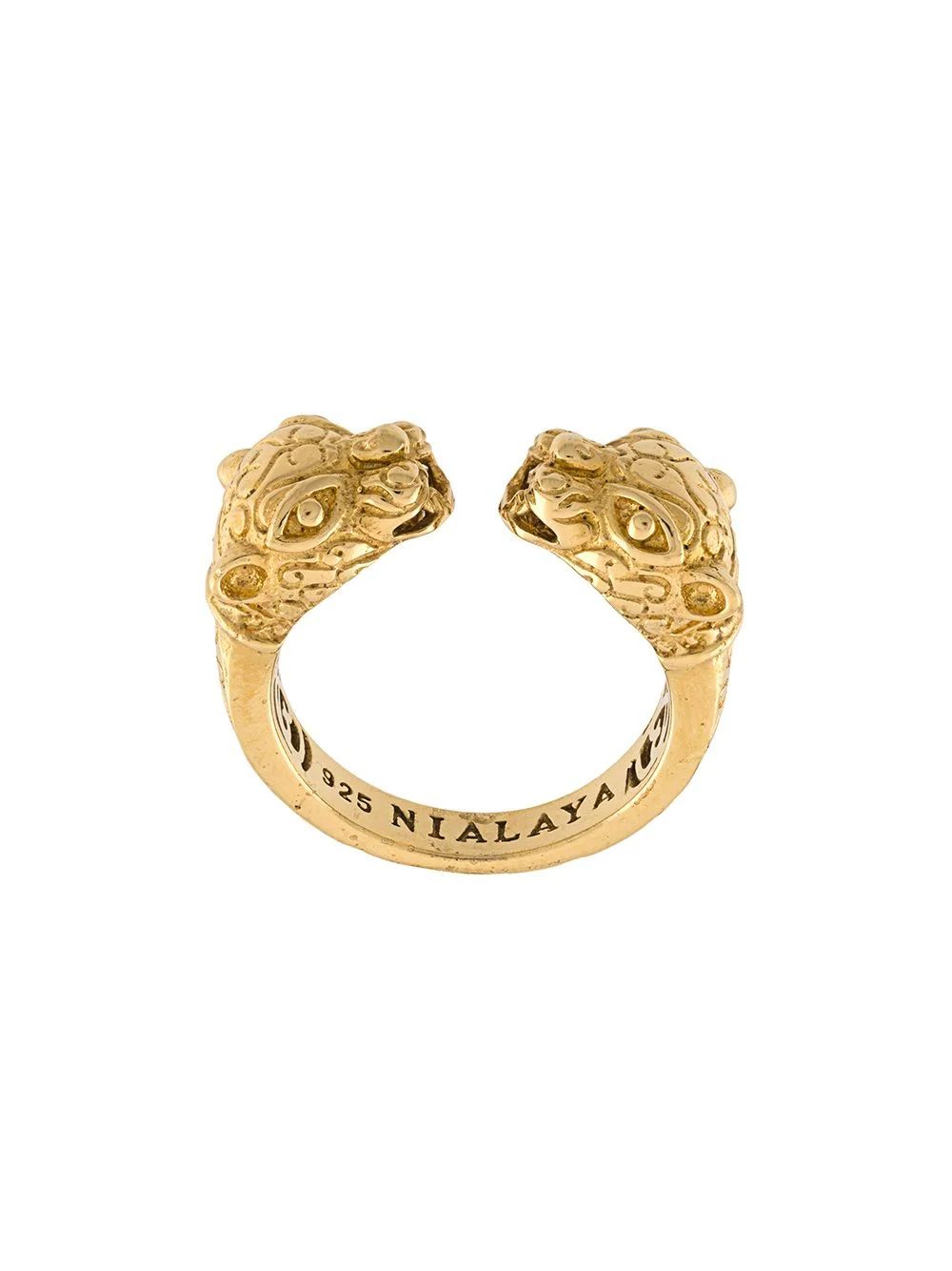 Nialaya Jewelry panther ring - Yellow | FarFetch Global