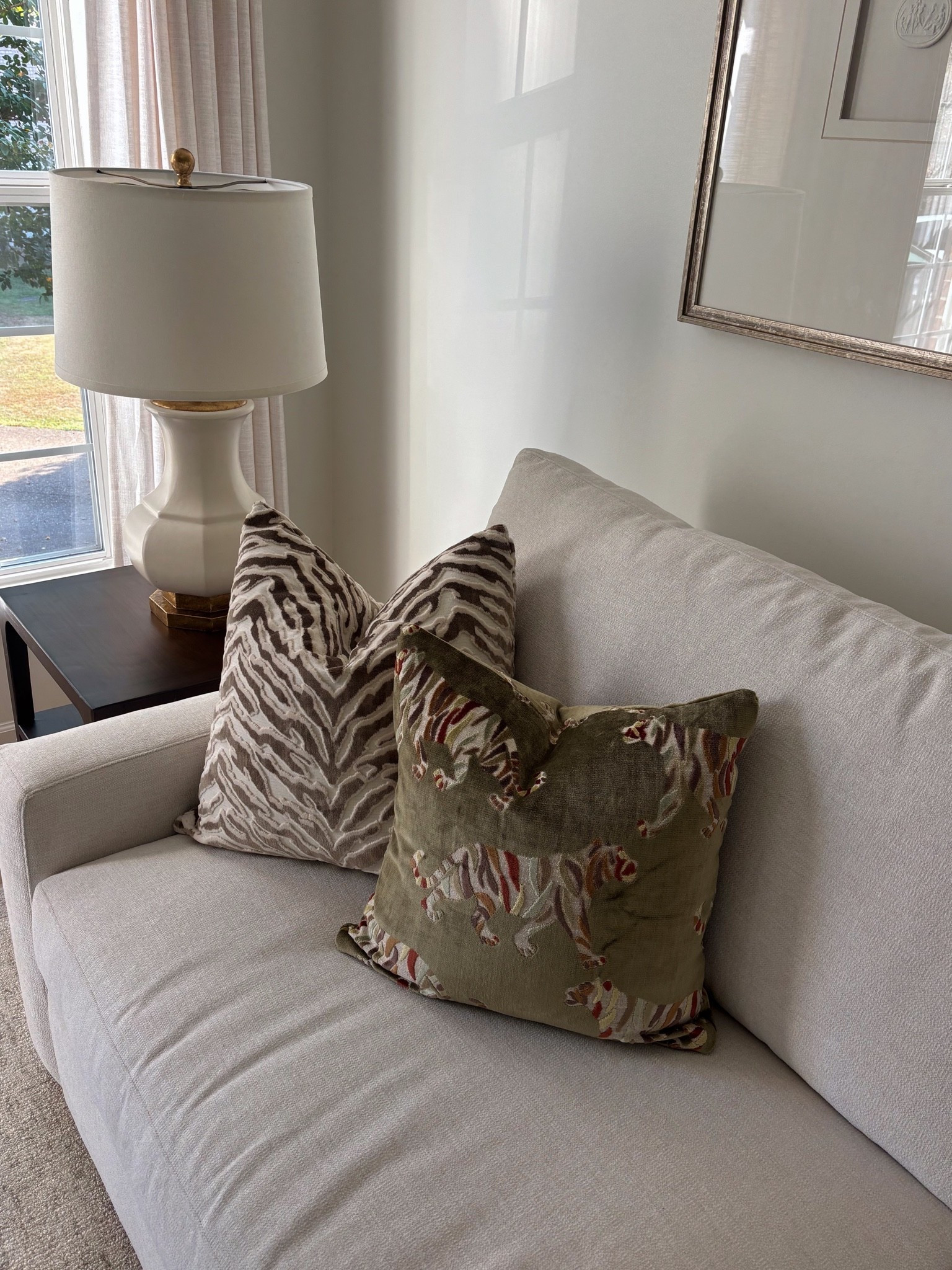 these pillow covers are a VIBE! 🤍🐆 covers are 20x20 + inserts are 22x22!

#LTKHome

#LTKHome