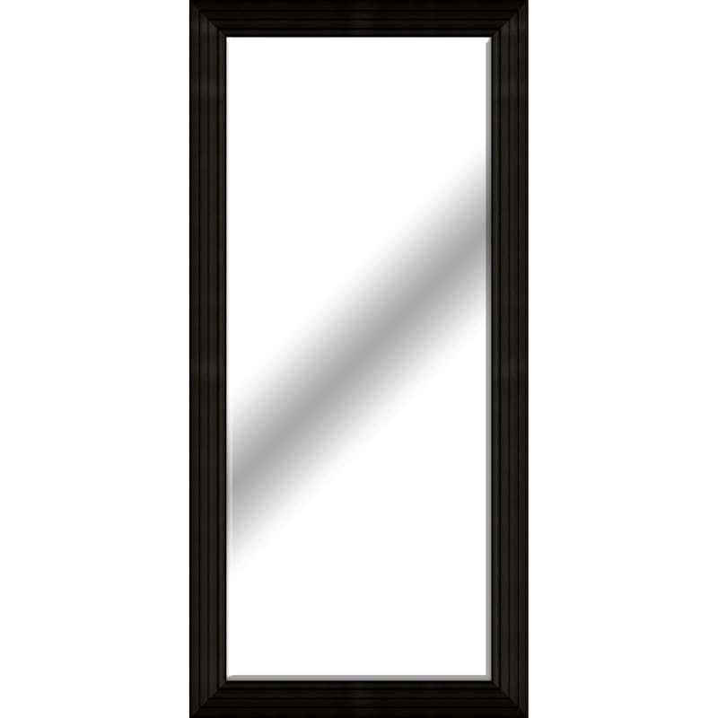 Tiered Black Framed Beveled Leaner Mirror, 31x65 | At Home