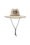 Quiksilver Men's Outsider Lifeguard Beach Sun Straw HAT, Black Marble, S/M | Amazon (US)