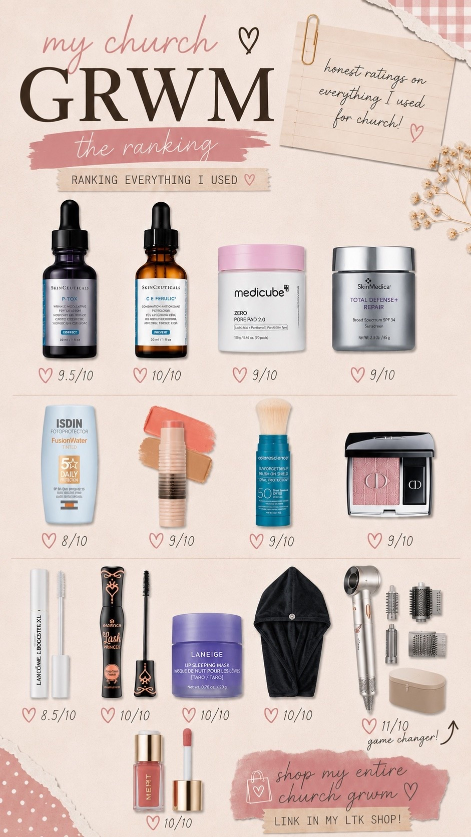 All my everyday favs

#LTKBeauty