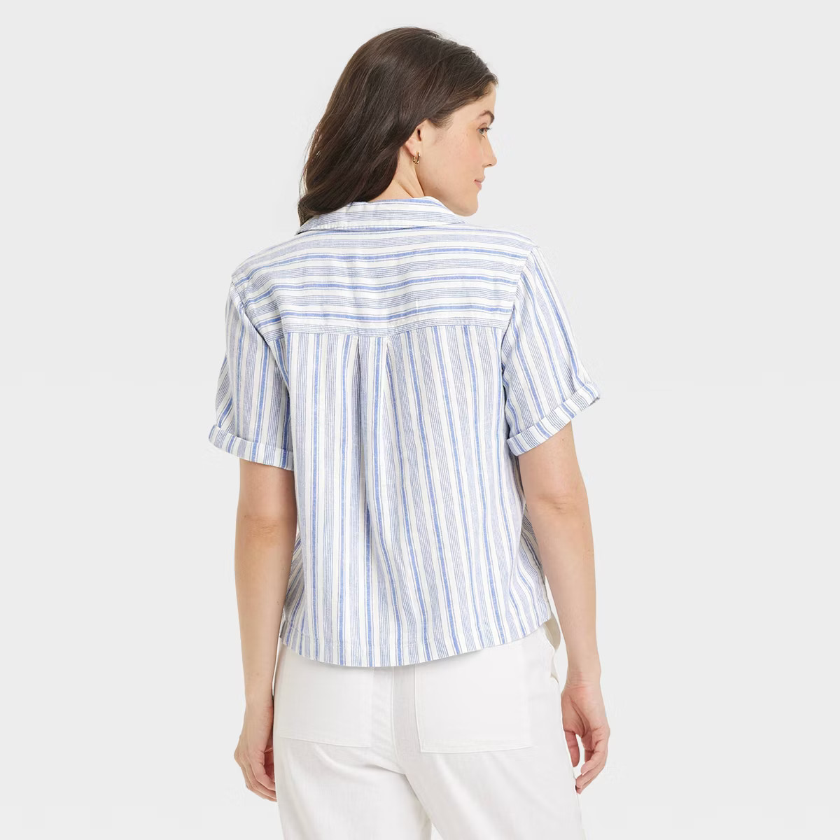 Women's Short Sleeve Popover Blouse - Universal Thread™ | Target