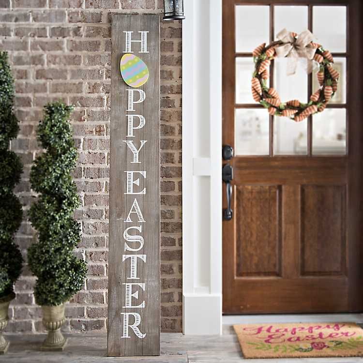 Wood Board Happy Easter Sign | Kirkland's Home