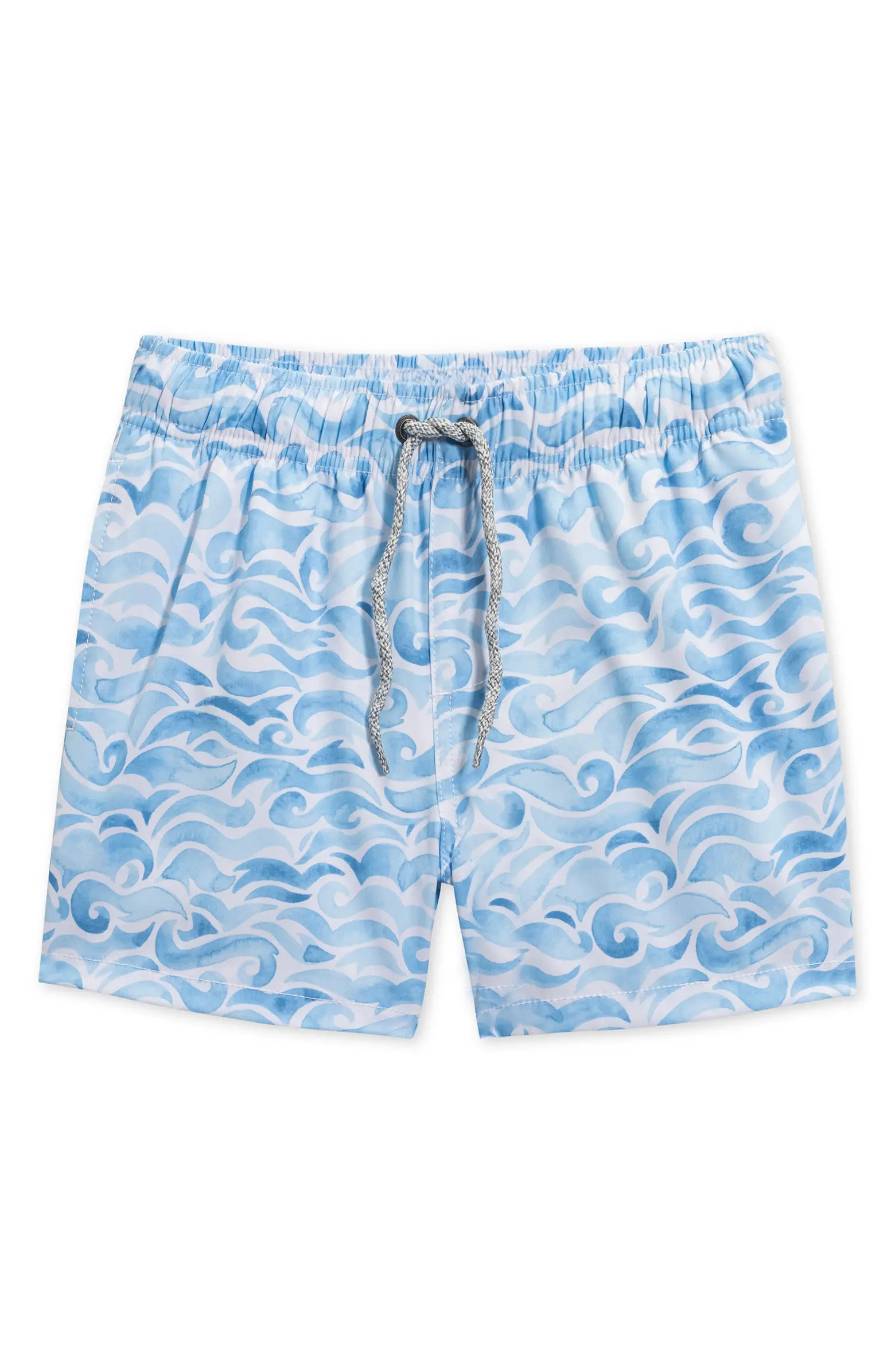 Vintage Summer Kids' Wave Print Swim Trunks | Nordstromrack | Nordstrom Rack