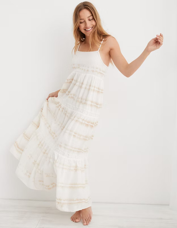 Aerie Tie Dye Maxi Sundress | Aerie