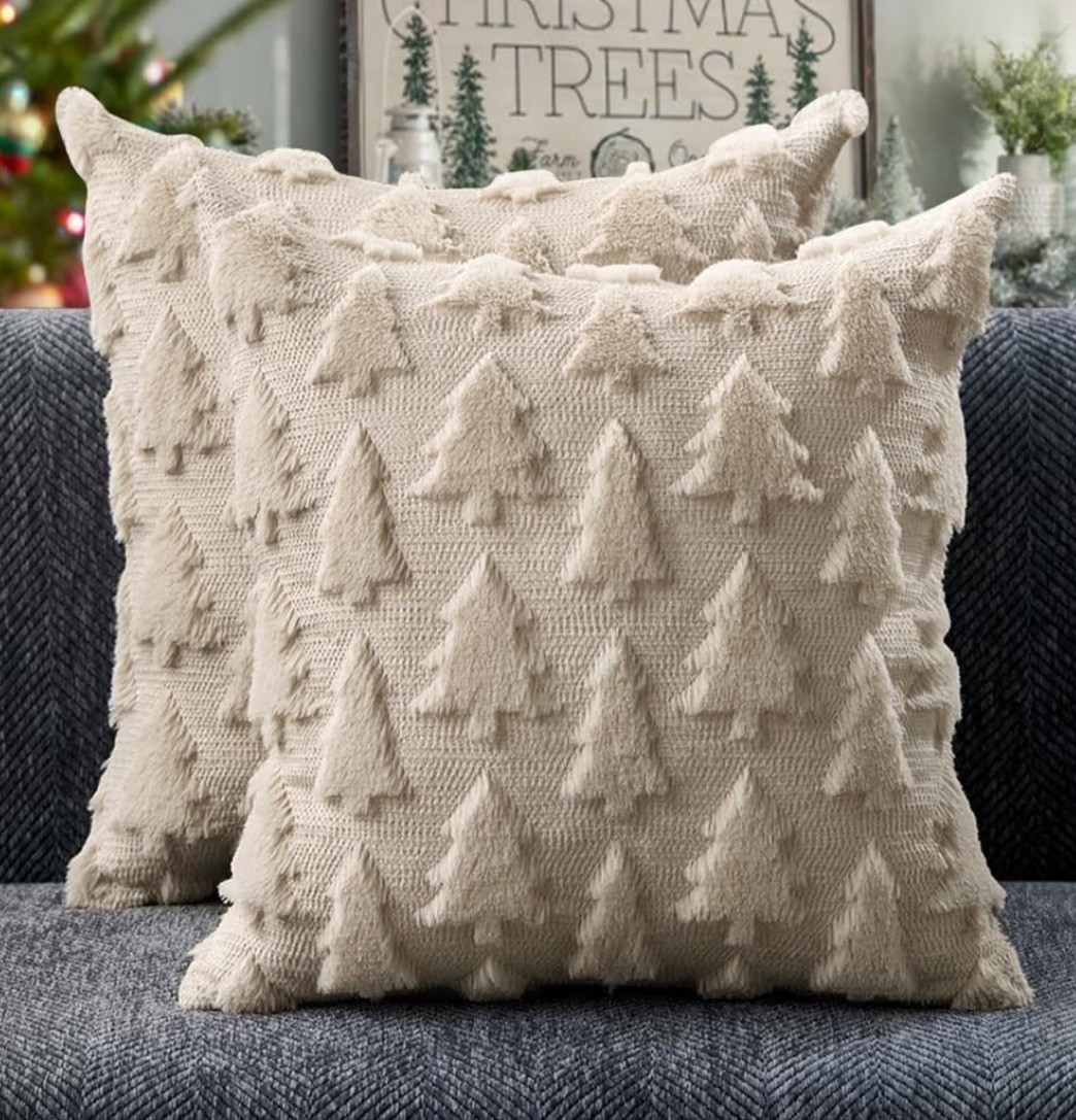 the chic holiday pillows of our dreams 🎄 super affordable faux fur pillow COVERS (pillow inserts not included). Comes in a 2 pack + lots of colors to choose from!

Mine are the 18x18 in color beige

Christmas // Xmas // home decor // decorations

#LTKHoliday #LTKHome #LTKFindsUnder50