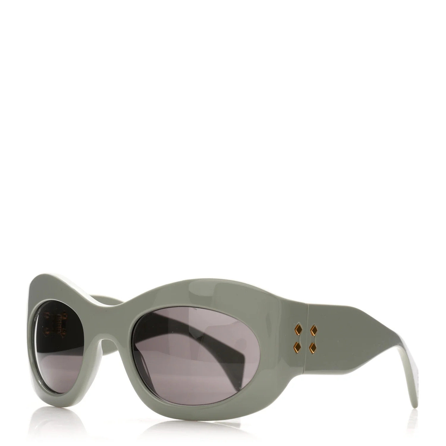 Gucci Acetate Frame Oval Sunglasses GG1463S Light Green 1893713 | FASHIONPHILE (US)