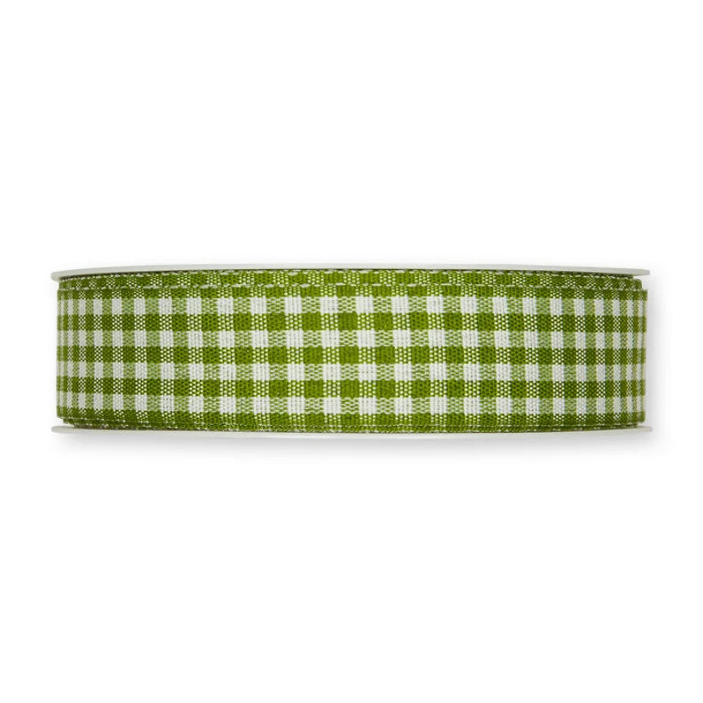 Moss Green Rustic Gingham Ribbon, 25mm (1in) Wide *sold per Metre* - Etsy | Etsy (Global)