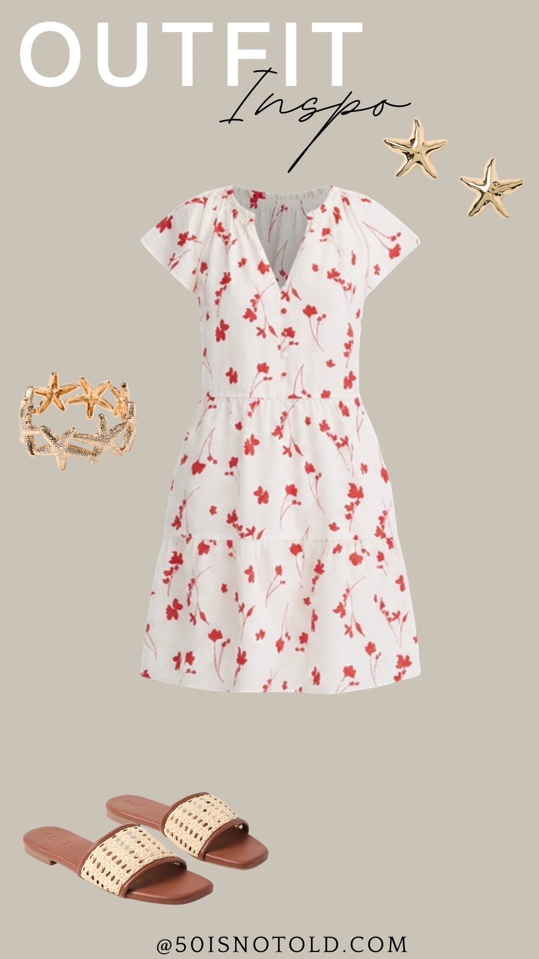 Outfit inspo for Summer | Summer dress | starfish accessories | vacation outfit

#LTKTravel #LTKOver40 #LTKSeasonal