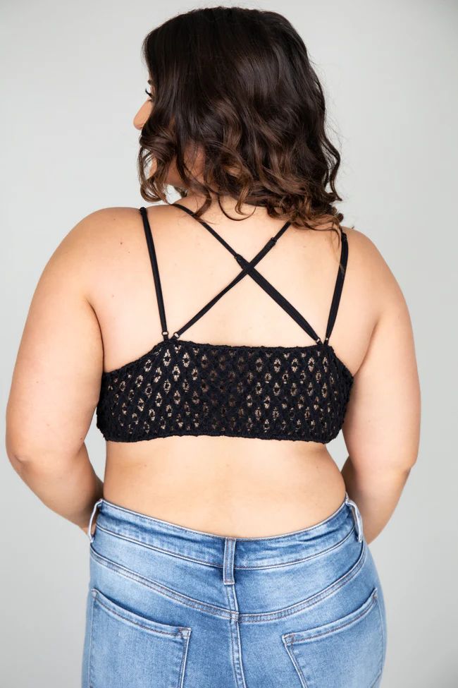 So This Is Love Black Lace Bralette | The Pink Lily Boutique