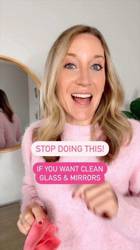 Easily clean glass and mirrors with distilled water and microfiber cloths. You can also use rubbing alcohol or equal parts vinegar and water. 

#LTKVideo #LTKfindsunder50 #LTKhome