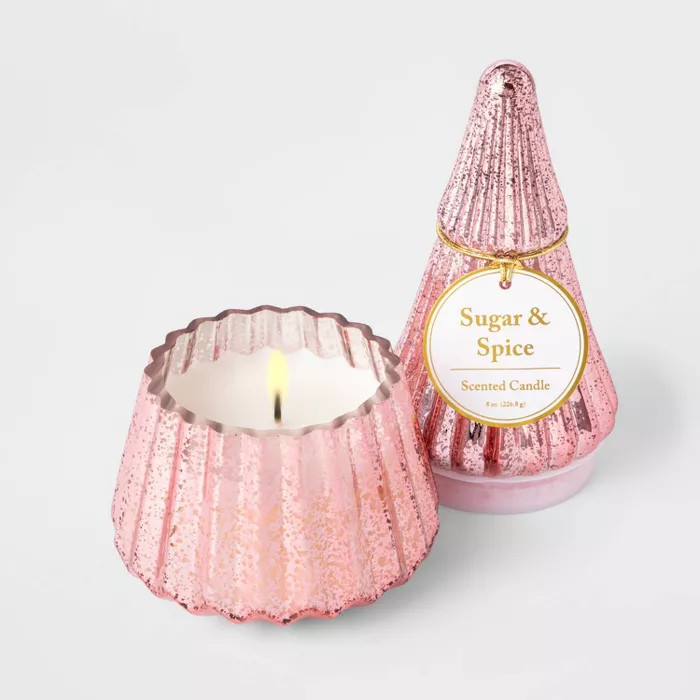 8oz Mercury Ribbed Stacked Glass Tree - Threshold™ | Target