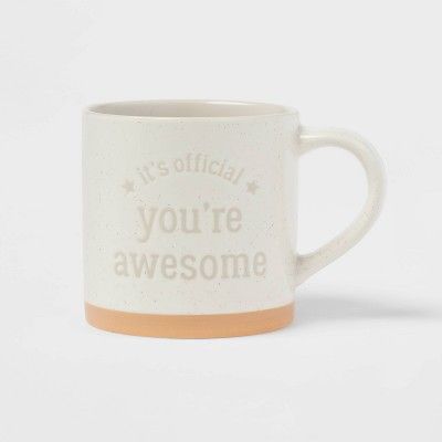 18oz 'It's Official You're Awesome' Mug Ivory - Threshold™ | Target