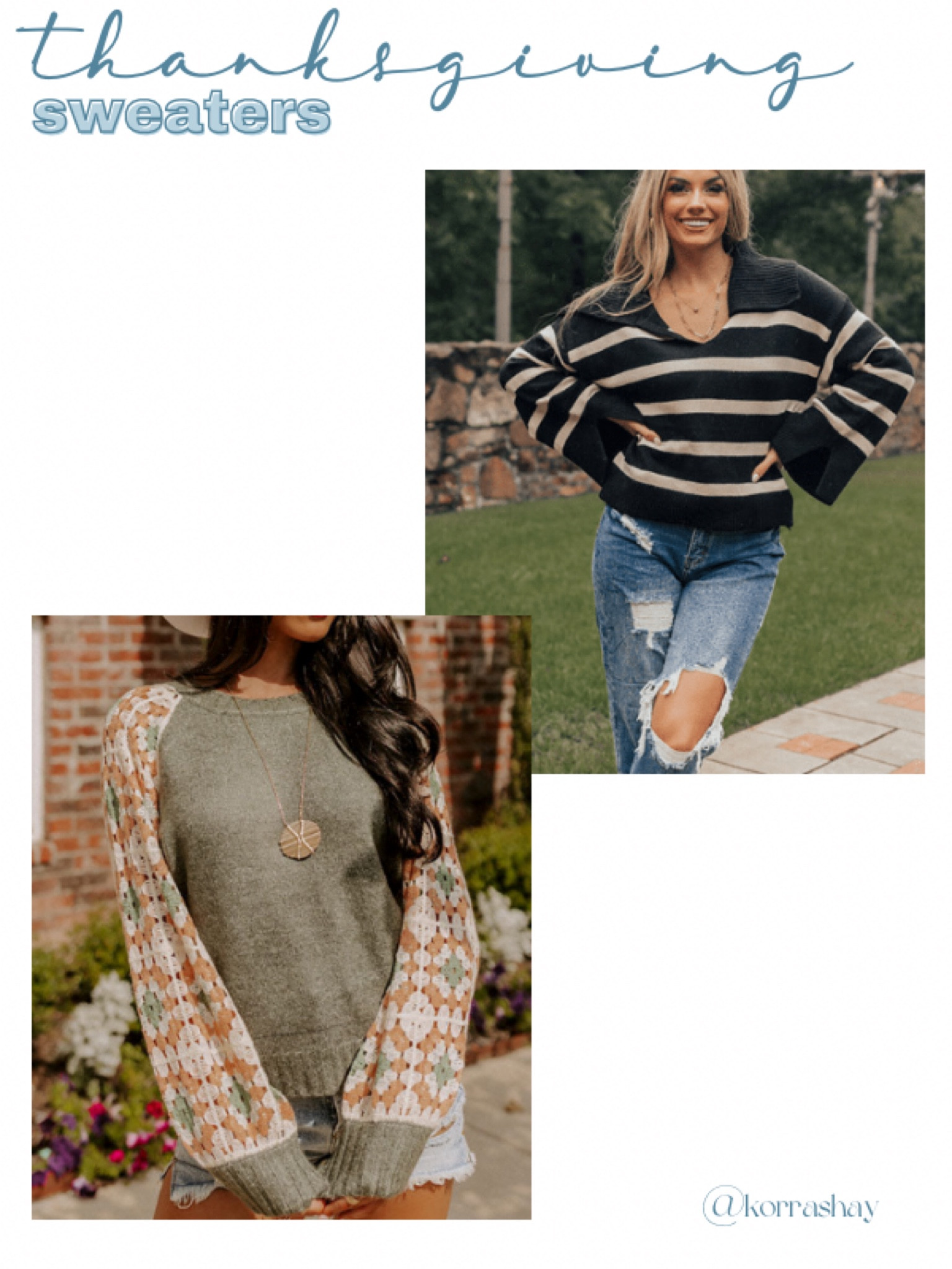 Thanksgiving day sweaters for your thanksgiving 2022 outfit!


🏷
Preppy fall fashion, preppy fall outfits, fall fashion finds, fall fashion ideas, thanksgiving outfit ideas, preppy fashion Inspo 

#LTKHoliday #LTKSeasonal