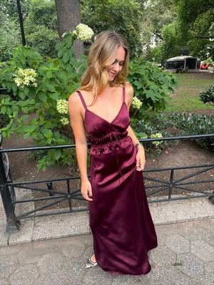 The Bonnie Dress -  Mulberry Mulberry / XL | Hill House Home US